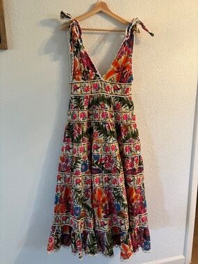 Farm Rio floral print midi dress